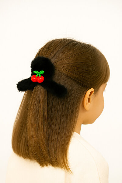 MakeWell Πλεκτό κούμπωμα από βελούδινο υλικό με φιγούρα κερασιού για παιδιά κ...