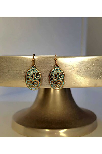 Ivory Pearl Ethnic Authentic Retro Earrings