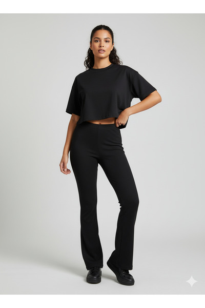 two in sis Dalgıç Takım İspanyol Tayt Tshirt Takım