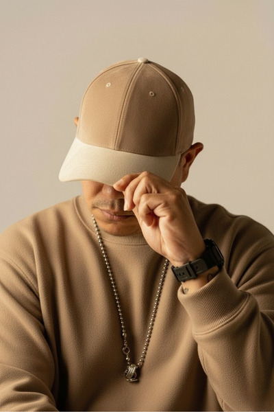 OnMyHead Beige Suede Hat