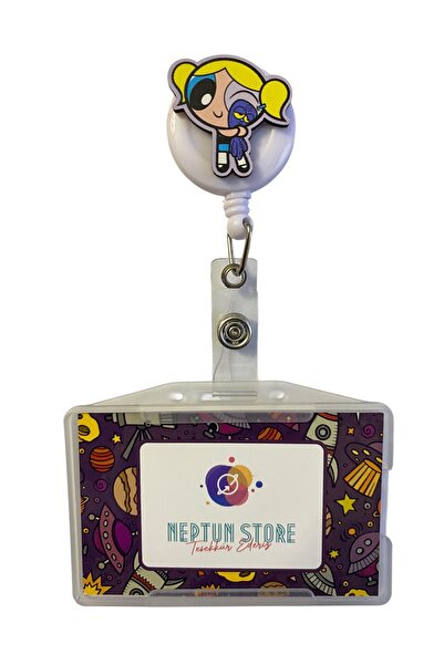 neptünstore Powerpuff Girls - Suport pentru carduri Yoyo cu model cu bule, Yo...