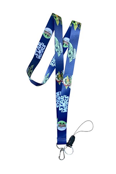 neptünstore Insigna cu nume albastră Star Wars, curea de transport pentru car...