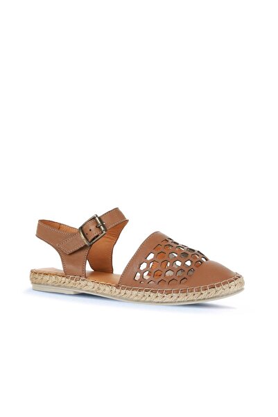 BUENO Shoes Brown Leather Women's Sandals 01Wl0453