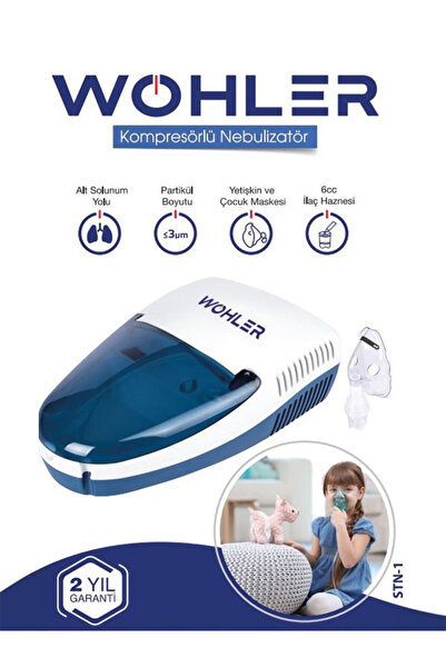 Wohler Kompresörlü Nebülizatör Hava Buhar Makinesi