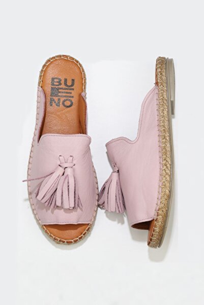 Bueno Shoes Жіночі еспадрильї з рожевої шкіри - 01wj0311