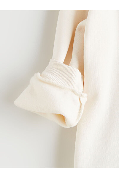 LC Waikiki Flower Printed Girls' Sweatshirt and Leggings Pants