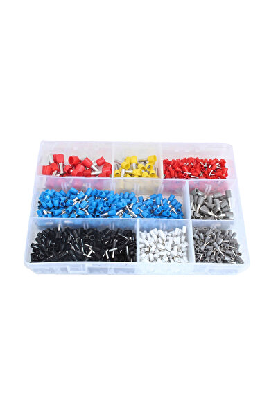ASTA Insulated terminal pin set, crimpable, electrical connection terminals, 1200 pieces,