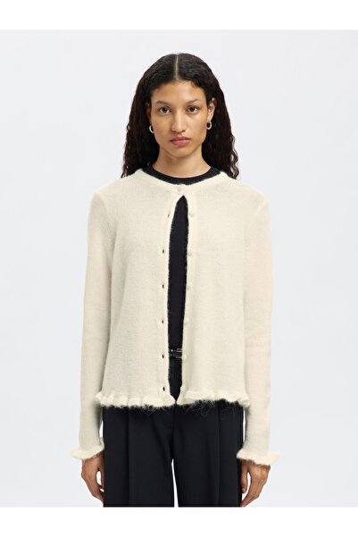 SELECTED Strickjacke Wollmix