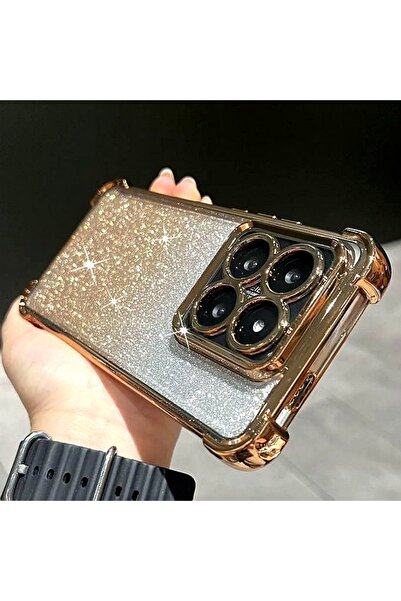 Generic Glitter Case for Xiaomi 15T Pro ，Plating Edge，Ultra Slim，Gradient Shockproof Xiaomi 15T Pro 5G Cover
