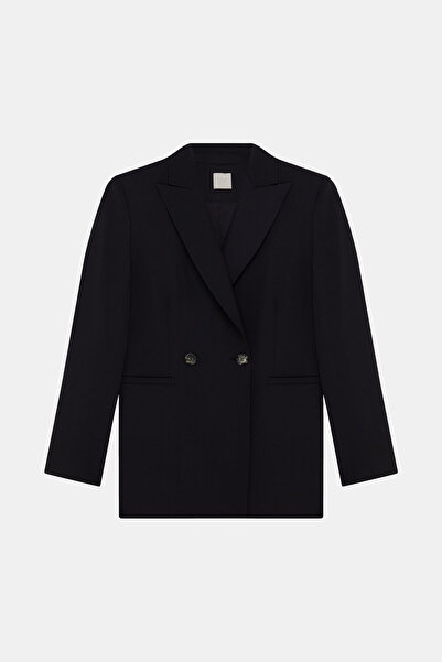 W Collection SİYAH YÜNLÜ CEKET