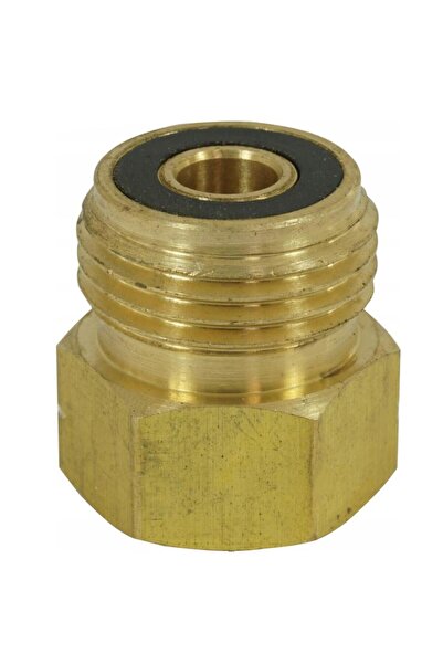 VERKE Brass reducer for gas installations, 1/2"-3/8",