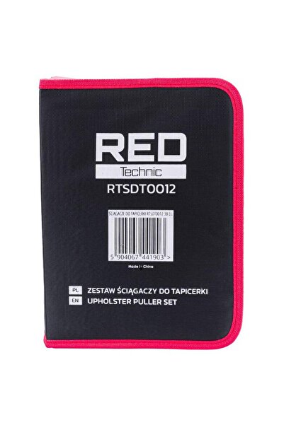 Red Technic Automotive upholstery puller set, 43 pieces,
