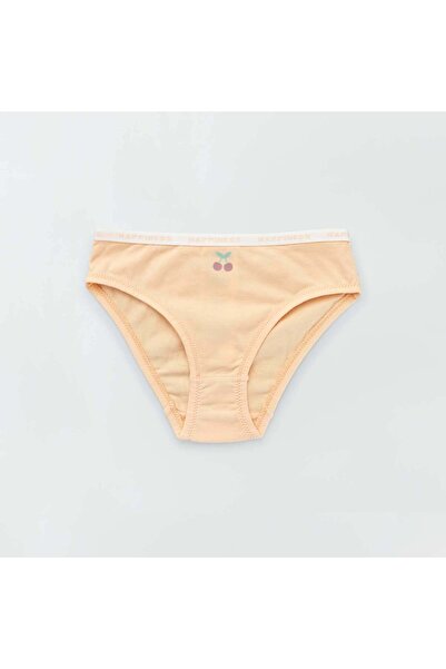 KİABİ Pack of 4 printed briefs WHITE