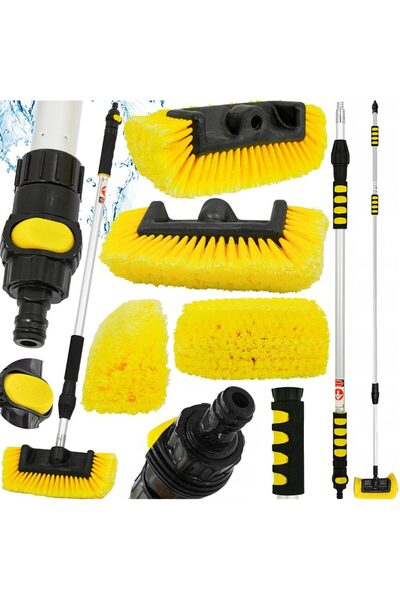 VERKE Telescopic brush for cleaning and washing cars, 94-156 cm,