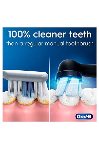 Oral-B Periuță de dinți electrică iO2 Night Black, 3 programe, 1 încărcător, 1 cap, neagră