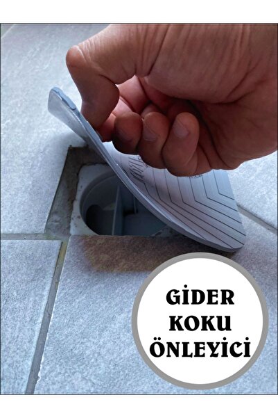 COZLEY Kötü Koku Önleyici Silikon Mat Banyo Mutfak Lavabo Balkon Gider Tıpası Kapağı Böcek Önleyici GRİ