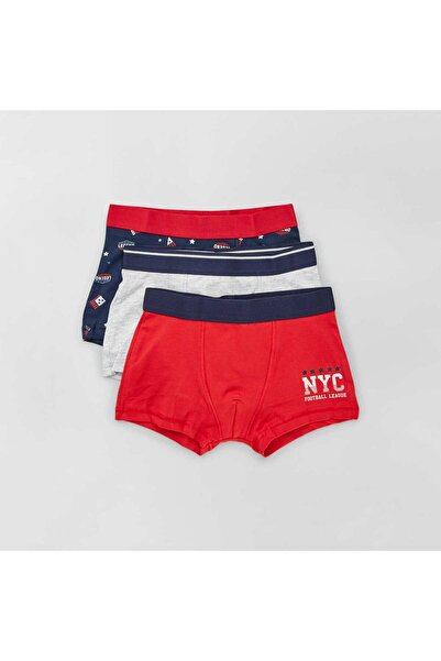 KİABİ Pack of 3 pairs of boxer shorts BLUE