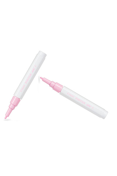 Pilot قلم رصاص (F) برأس دائري بلون وردي باستيل (قطعتان)