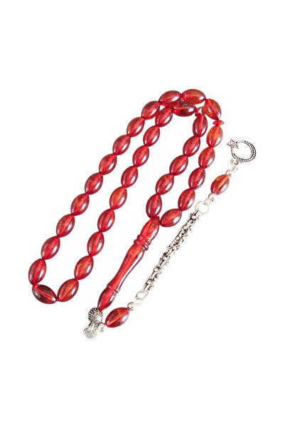 LEBLEBİ TESBİH Ufak - Small Size Fire Amber Prayer Beads Lt1438