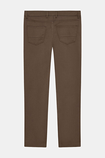 W Collection Brown Pipe Leg Sports Pants