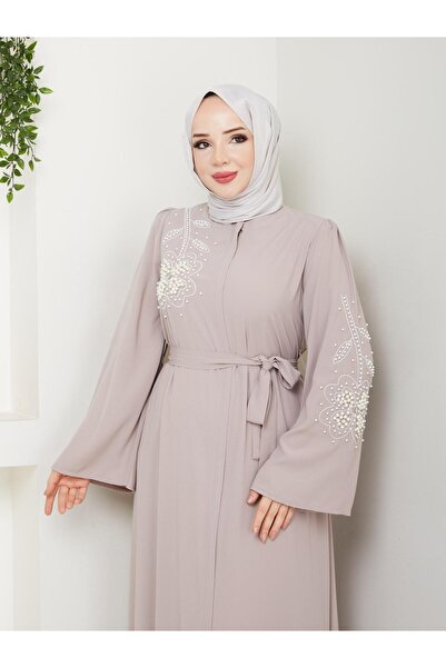 ESLEMNUR Casual Daisy Patterned White Pearl Stone Ferace