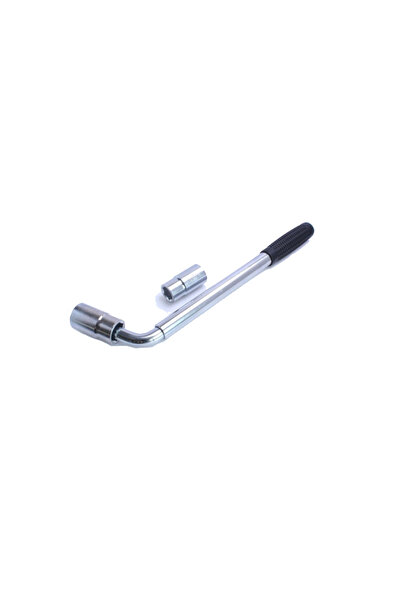 SATRA Tubular wrench with telescopic arm for wheels, 34-48 cm, 17/19/21/23 mm,