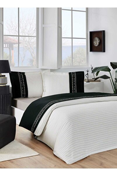 Özdilek Ranforce Single Elastic Duvet Cover Set Destaque