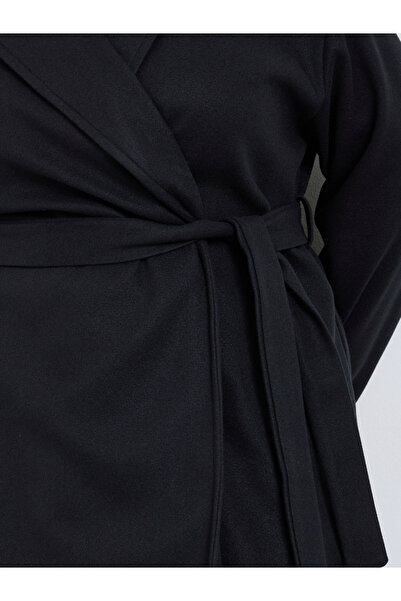 Styli Plus Size Midi Wool Like Belted Coat