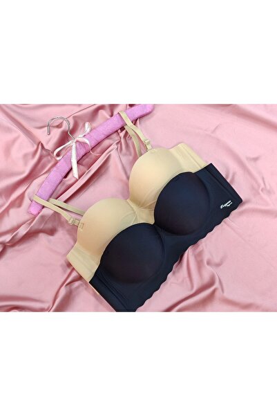 Love Angels Laser Cut Stitch-Free Bra, Padded Non-Marking Underwire-Free Bra Set of Two