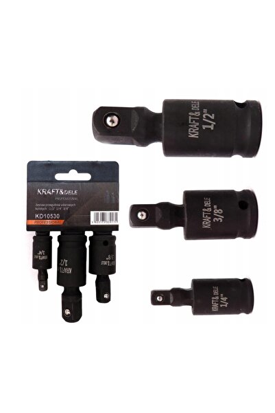 Kraft Impact socket set with ball joints, 1/2 "1/4" 3/8 ",