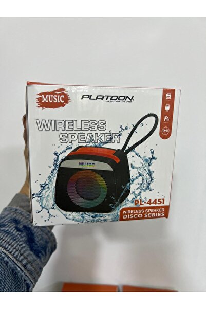 Platoon PL-4451 BT+TF+TYPE-C Girişli Rengarenk Işıklı Telefon Tutacaklı Hopörlör