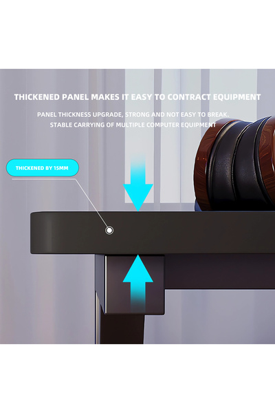 AZZHAAR Gaming Table, K Shaped Computer Table, Study Table PC table Fit in Study, Home Office(80*60CM)