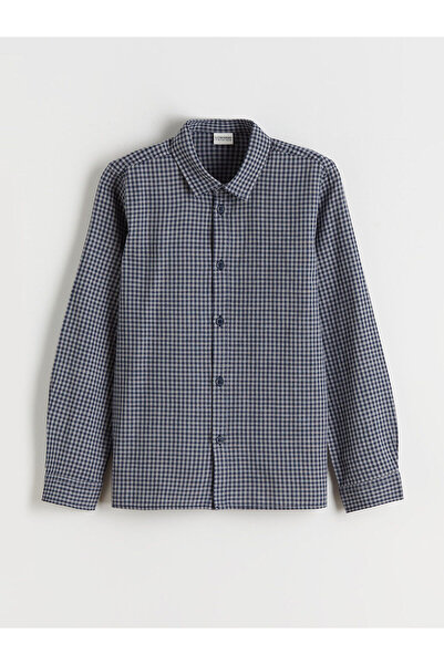 LC Waikiki Ozmarka New Season Long Sleeve Plaid Boys' Shirt