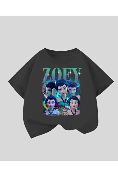 Toum تي شيرت Enya Jewelry KPop Demon Hunterix Kids Design للجنسين قصة فضفاضة