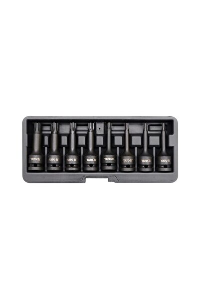 yato Set 8 chei tubulare de impact, Ribe RM5-RM13, 1/2", Cr-Mo YT-1068