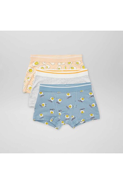 KİABİ Pack of 3 pairs of boxer shorts BLUE