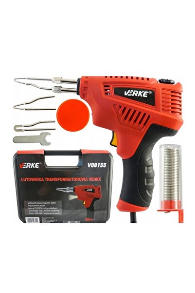 VERKE Pistol de lipit si sudat plastic, 200W, 3 vârfuri interschimbabile,
