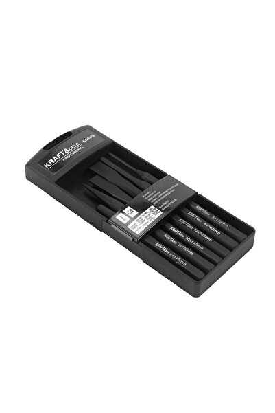 Kraft Chisel and punch set for enthusiasts and professionals, 6 pieces,