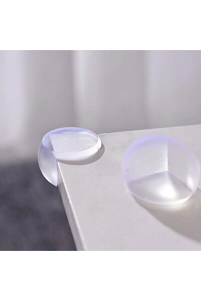 Empria Σετ 4 προστατευτικών γωνιών, στρογγυλά, ματ σιλικόνης, 3x2,3x2,0 εκ.