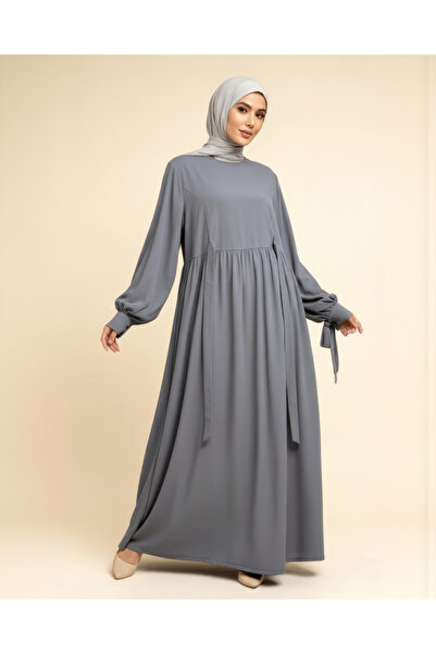 Destan Side Tie Silk Dress