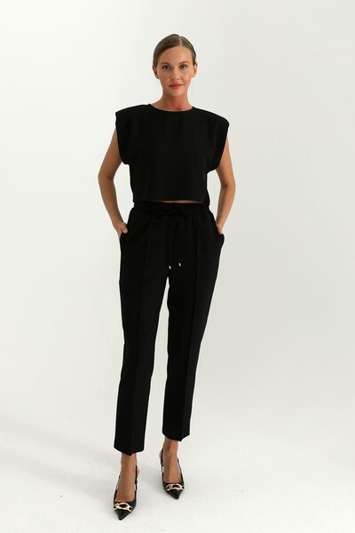 Sentez 153 Side Pocket Lace-Up Trousers