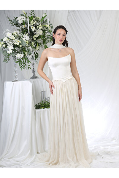 Fablishe Classy Elegance Sade Nişan Elbisesi