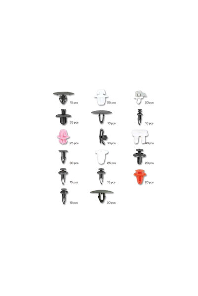 ASTA Clip set, car clips for Toyota/Lexus, 350 pieces,