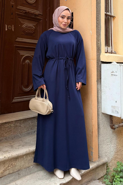 benguen Hijab Dress Z5711 Navy Blue