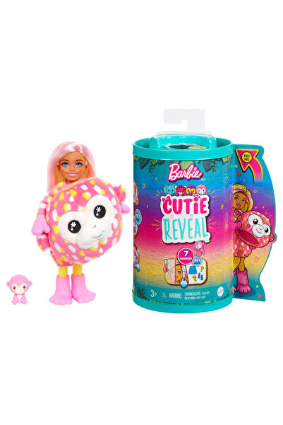 Barbie CHELSEA DOLL REVEAL BOX MONKEY