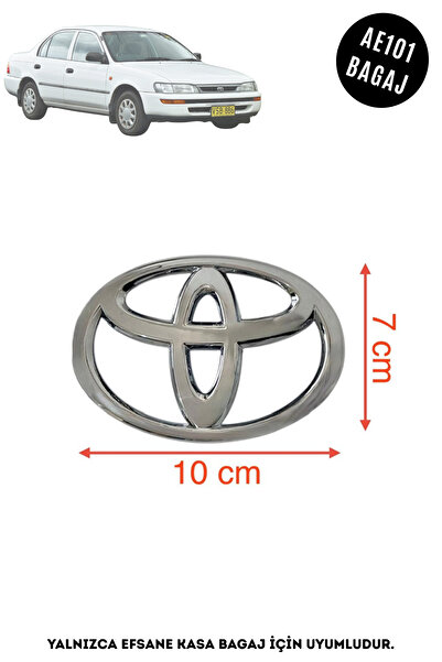 MEFAUTO Toyota Corolla AE101 Legendary Body Compatible Trunk Emblem Logo