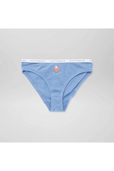 KİABİ Pack of 4 printed briefs BLUE