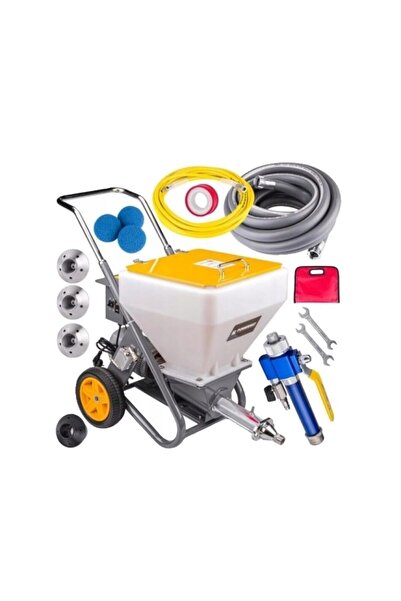 Powermat Masina de zugravit, pompa pentru tencuit si gletuit profesionala 230V, 30 bar, capacitate rezervor 5