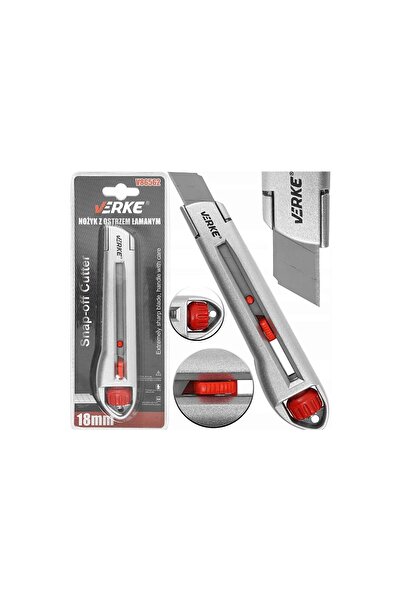 VERKE Cutter metalic, lama 18mm, lungime 160mm,