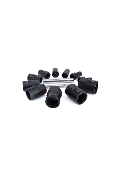 ASTA Set of 11 extractors for broken screws, damaged nuts,